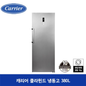 [오텍캐리어] 캐리어 클라윈드 냉동고 CFT-N380MSM 간접냉각 메탈실버 > 주방가전