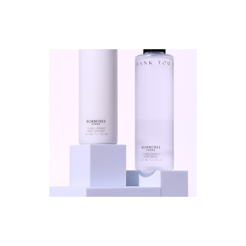 EWG 100%그린등급 남성화장품 향료0% 스킨210ml+로션210ml 2종 화장품 세트 /민간성 피부관리/피지.모공케어