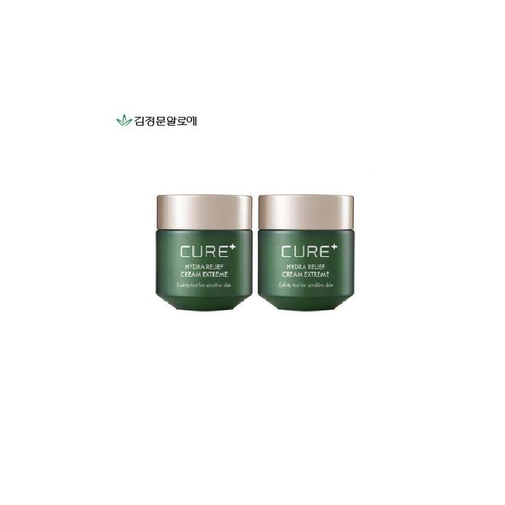 (1+1)(15+10%쿠폰+사은품) 김정문알로에 큐어 하이드라 릴리프 크림 익스트림 50g