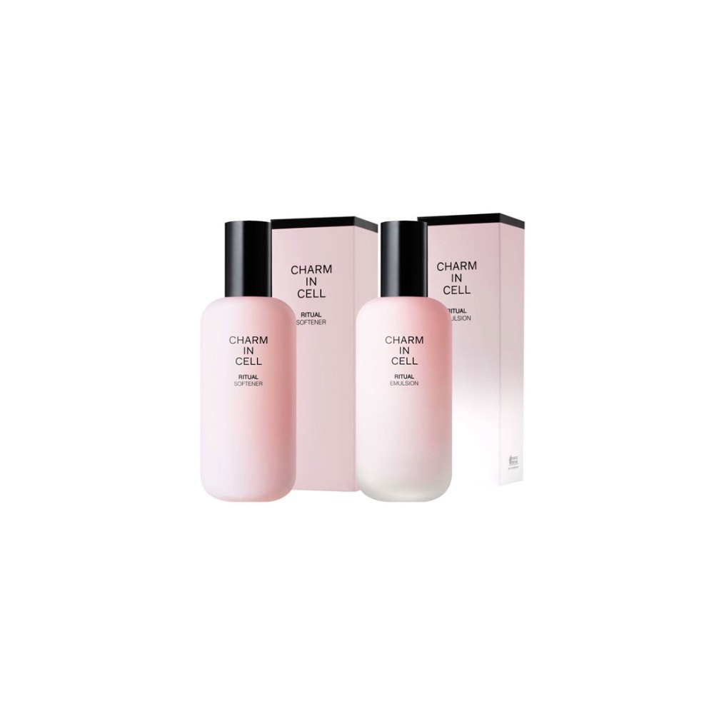 쿠폰/사은품/참존)15가지임상 참인셀 리추얼 ETG항상화 기초2종 / 소프너(스킨)에멀전 항상화 탄력 피부톤