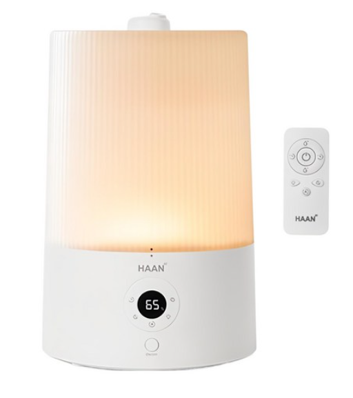 (EVENT)한경희 4L 무드등 초음파가습기 간편세척 가정용 사무실 가습기 리모컨형